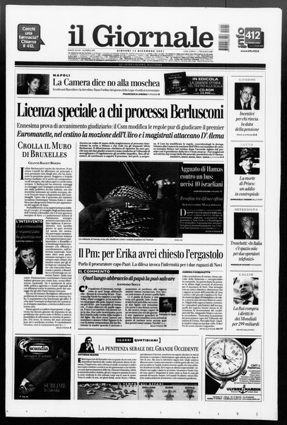 Il giornale : quotidiano del mattino